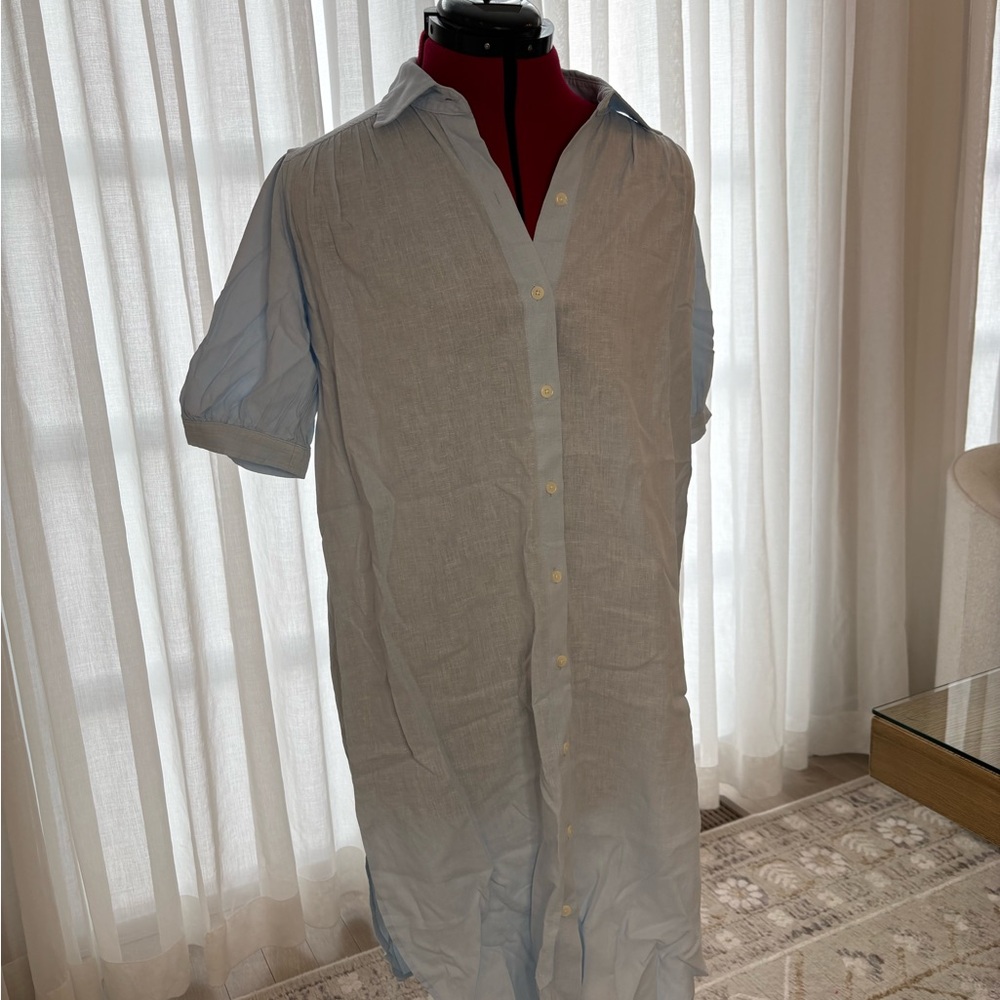 Wilfred Free Sky Blue Shirt Dress